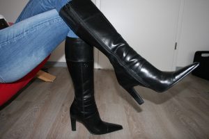 flat knee high boots